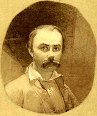 Taras Shevchenko. Self-portrait, 1849